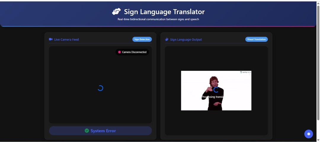 Sign Language Translator